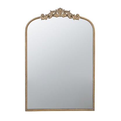 Arch Mirror, Baroque Inspired Wall Decor For Bathroom Bedroom Living Room - Gold