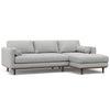 Morrison - Right Sectional Sofa - Mist Gray