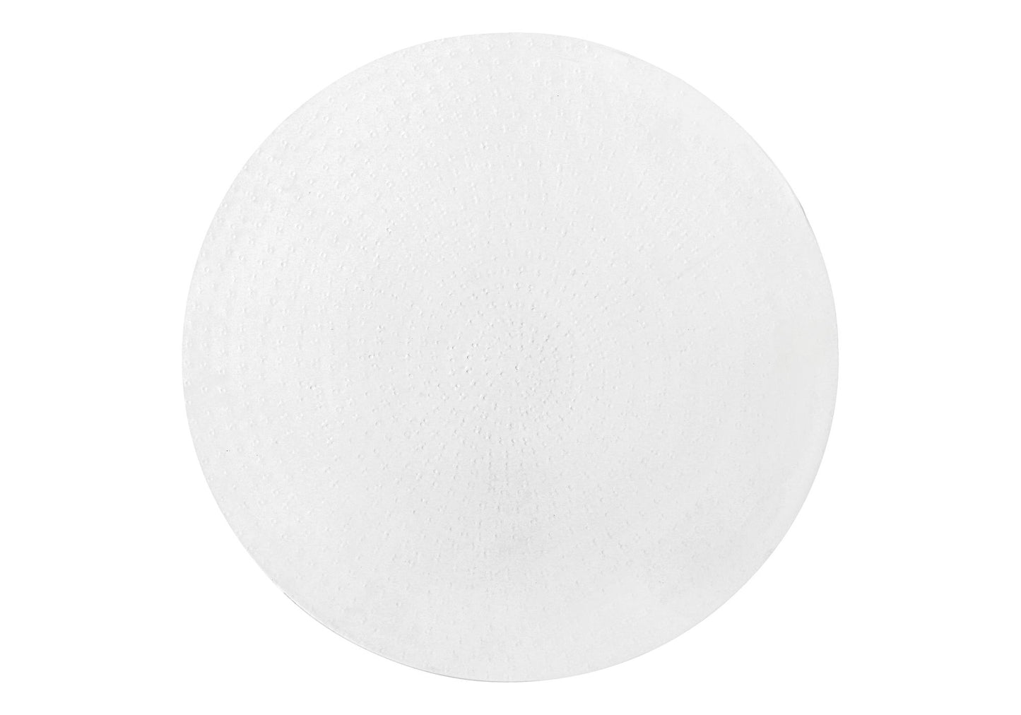 Drum Accent Side Table, Contemporary & Modern - White