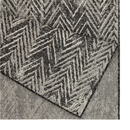 Sunshine - 7'10" X 10'3" Indoor, Outdoor Area Rug Polypropylene - Anthracite