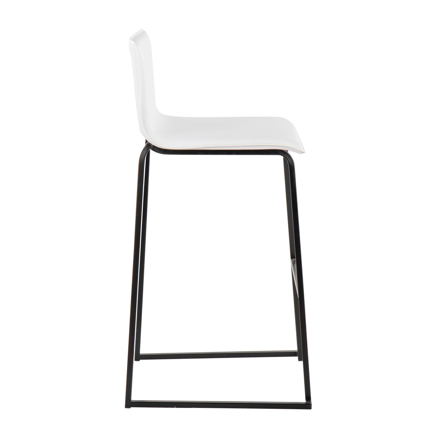 Mara - Contemporary Barstool (Set of 2) - Black / White