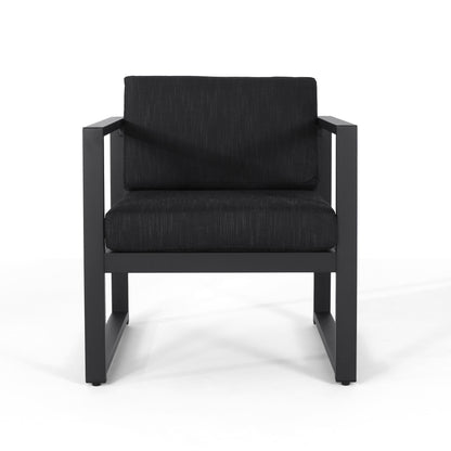 Navan - Club Chair - Dark Gray