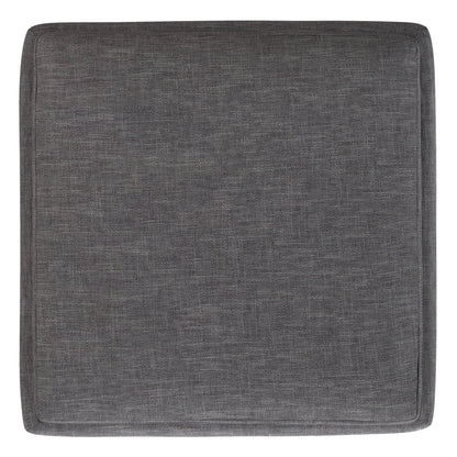 Natasha - Storage Ottoman With Tray - Gray