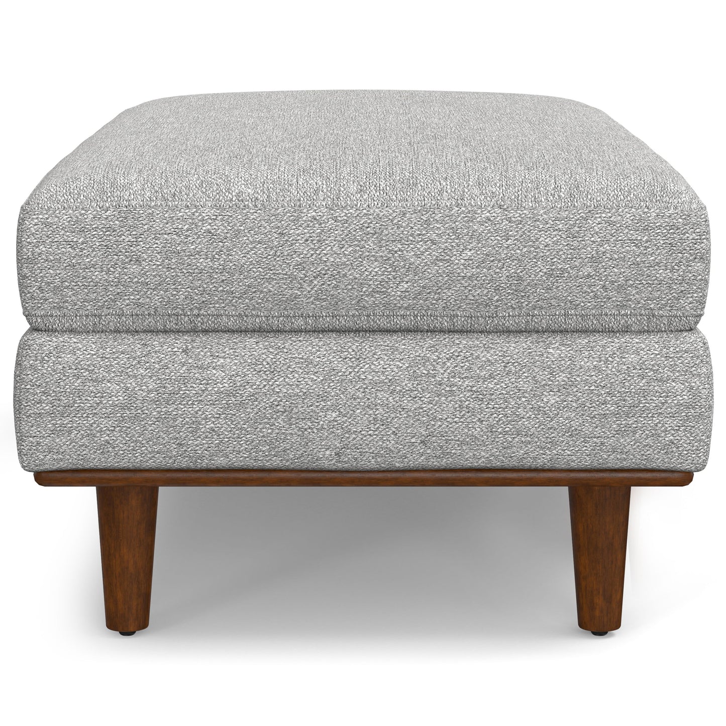 Morrison - Large Rectangular Ottoman - Mist Gray