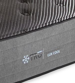 Pure Ice - 14" Twin Plush Quilted Mattress - Black