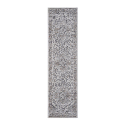 Marfi - 2' X 8' Oriental Runner Rug - Ivory / Beige