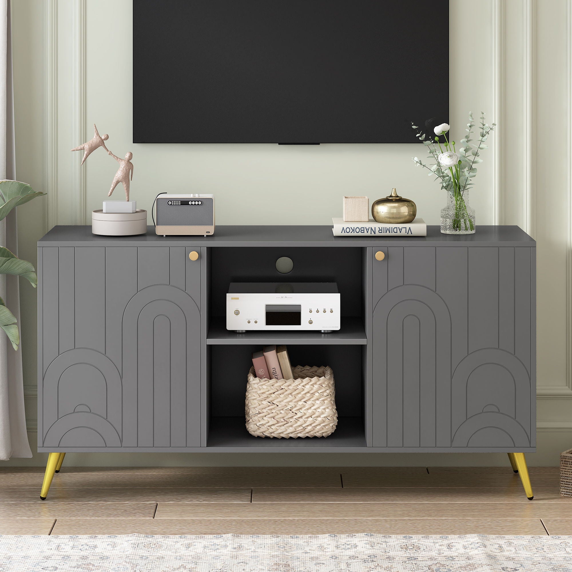 Modern TV Stand For TVs Up To 55