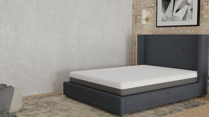 Pur Chill - 10" Full Medium Firm Mattress With Phase Change Cooling Fabric - White / Gray