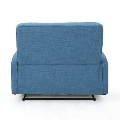 Wide Manual Standard Recliner - Blue