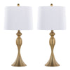 Ashland - Contemporary Table Lamp (Set of 2) - Gold / White