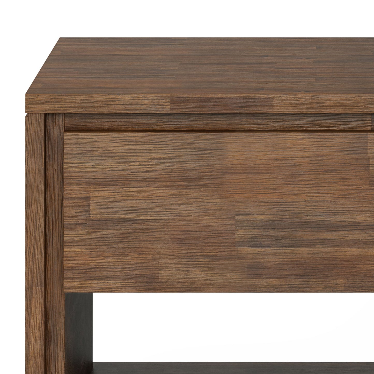 Lowry - End Table - Rustic Natural Aged Brown