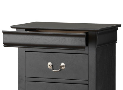 Elegant Traditional Lingerie Chest - Black