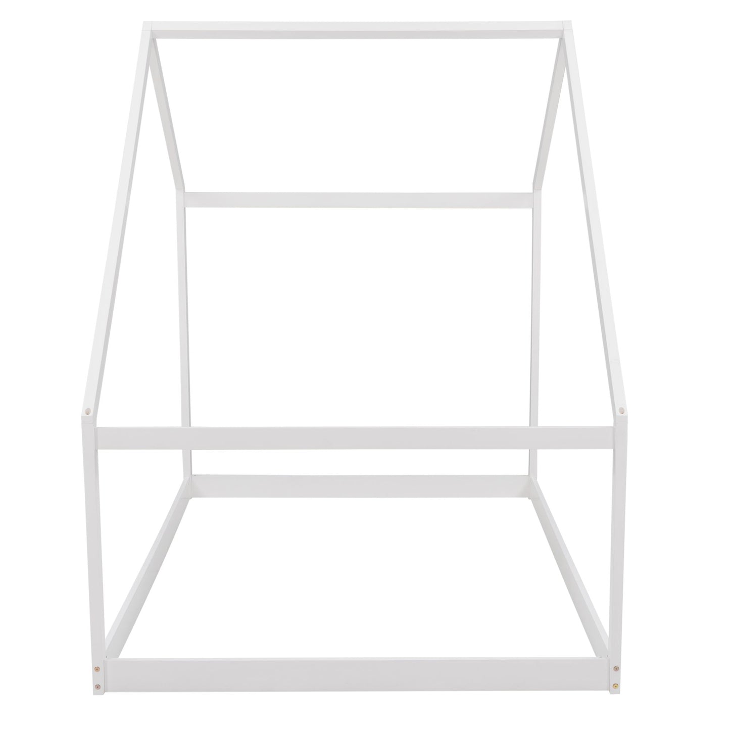Full Size Playhouse Style Bed - White
