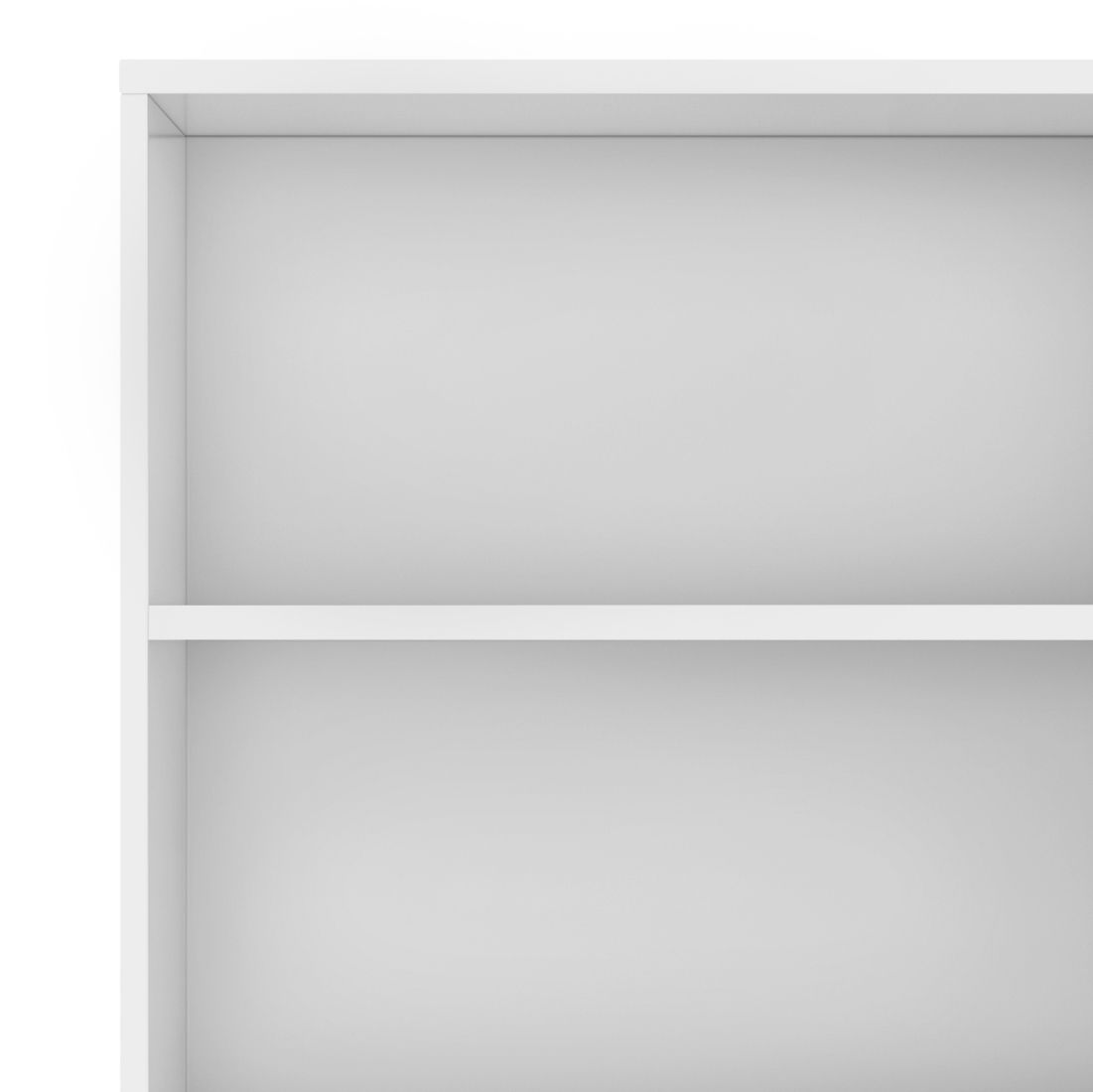 Harper - Bookcase With Storage - White
