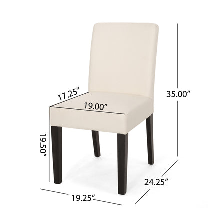 Classy Dining Chair (Set of 2) With Upholstered Seating - Beige