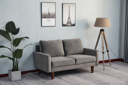 Plush Comfort Loveseat - Gray