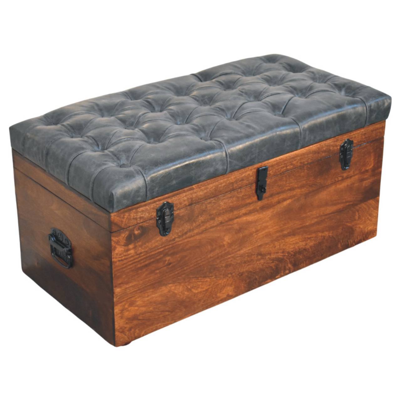 Buffalo - Hide Storage Trunk - Brown