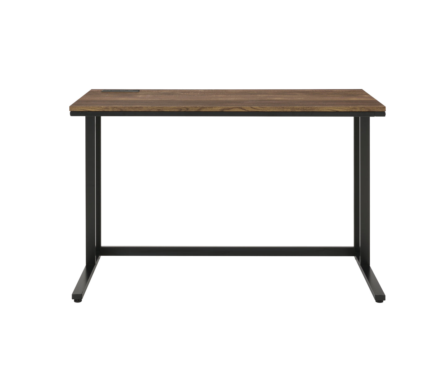 Tyrese - Writing Desk With USB - Walnut / Black