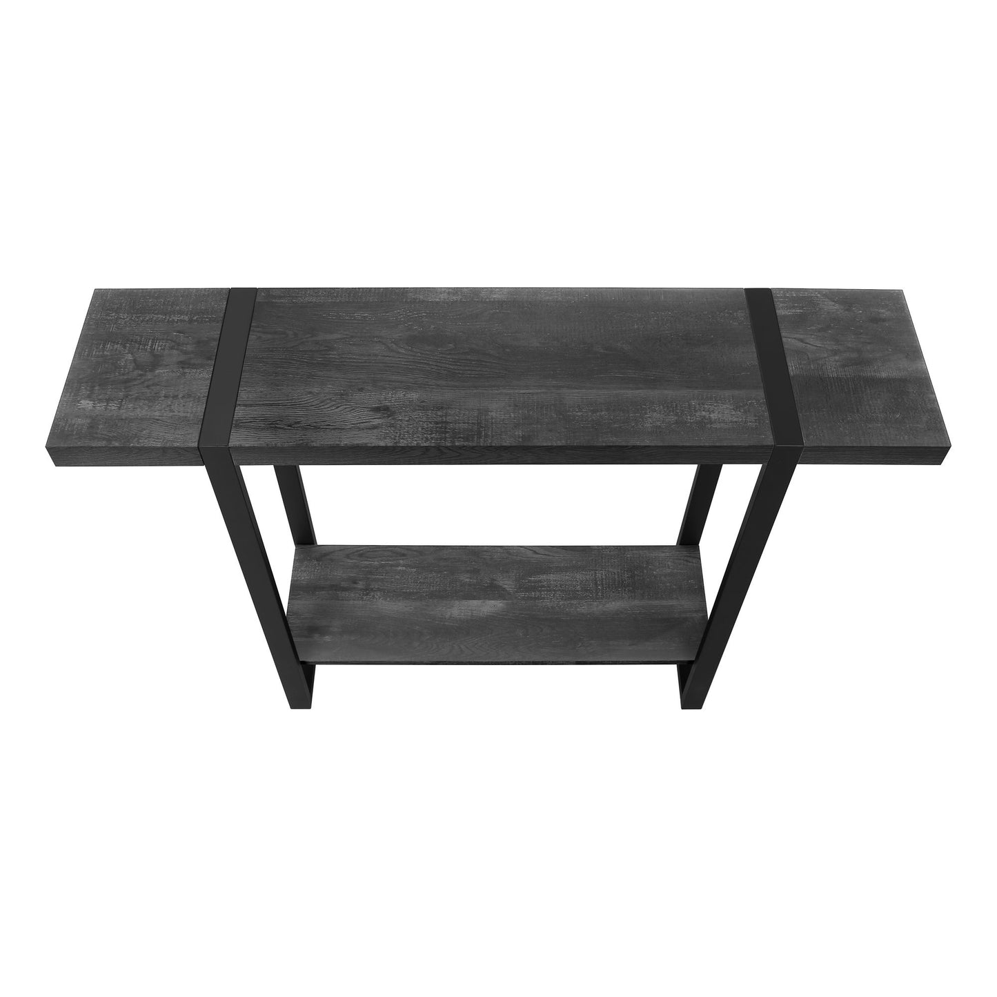 Accent Console Table For Entryway, Contemporary - Black