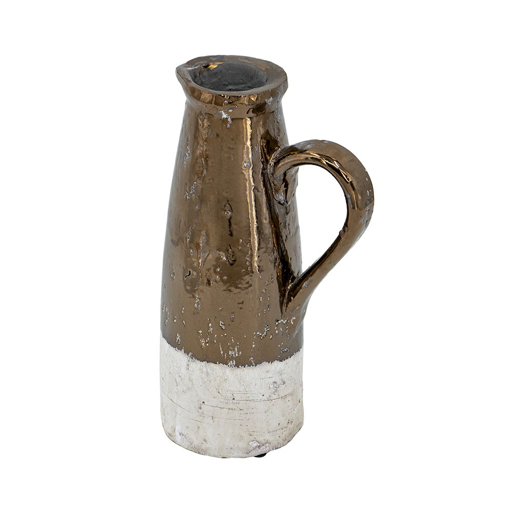 Candia - Terracotta Pitcher - Brown