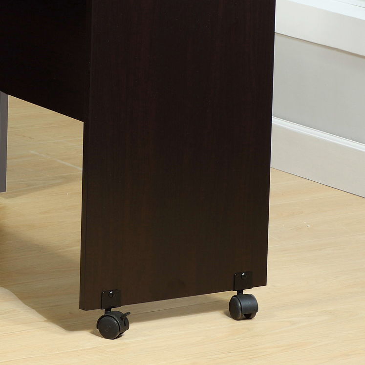 Printer Mobile Stand, Computer Desk, Home Office Desk - Red Cocoa