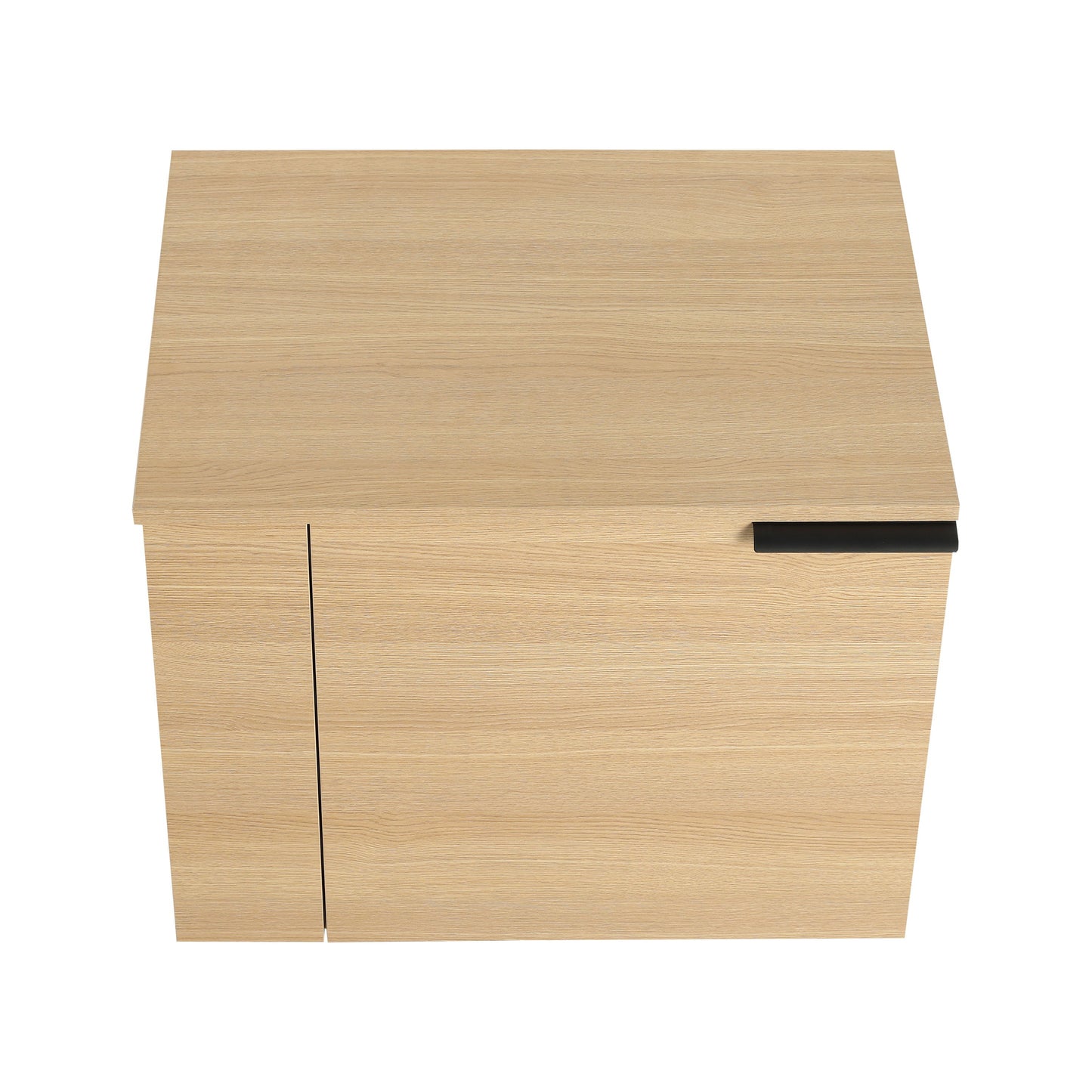 Modern Bathroom Vanity, Cabinet Set Without Sink - Oak