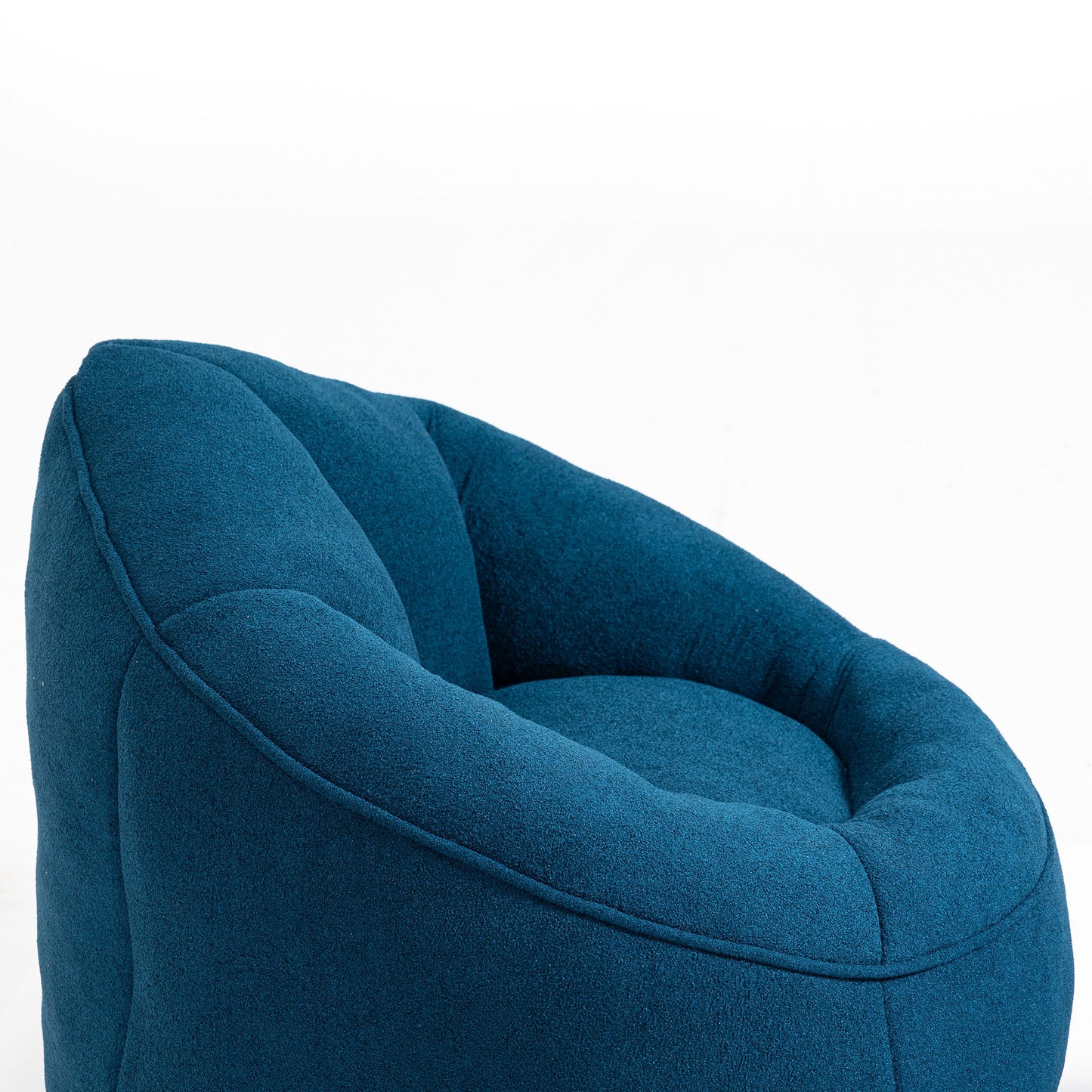 Bedding Bean Bag Sofa Chair High Pressure Foam Bean Bag Chair Adult Material With Padded Foam Padding Compressed Bean Bag With Footrest - Blue