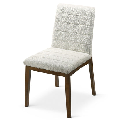 Ines - Dining Chair (Set of 2) - Brown / White