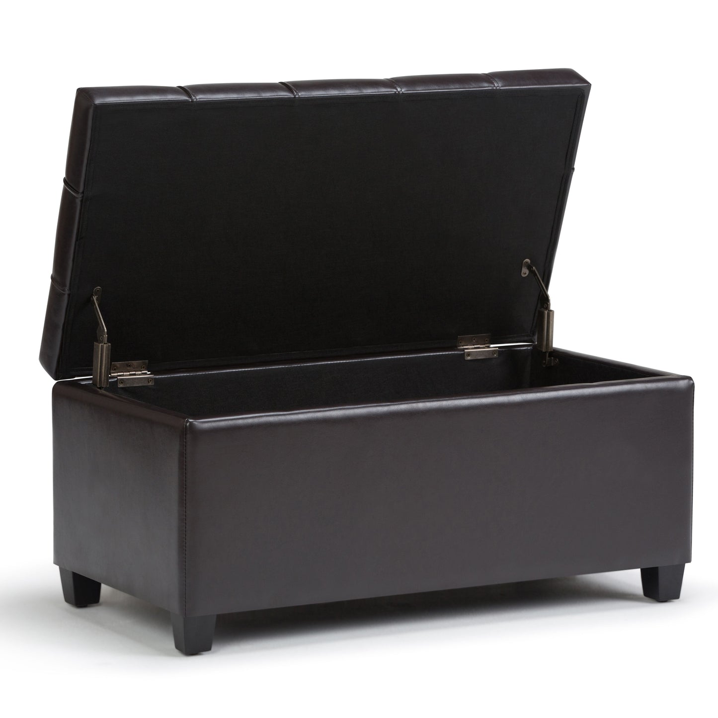 Sienna - Storage Ottoman Bench - Tanners Brown