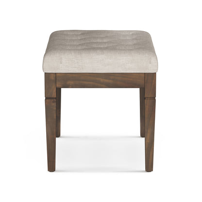 Waverly - Small Tufted Ottoman Bench - Natural