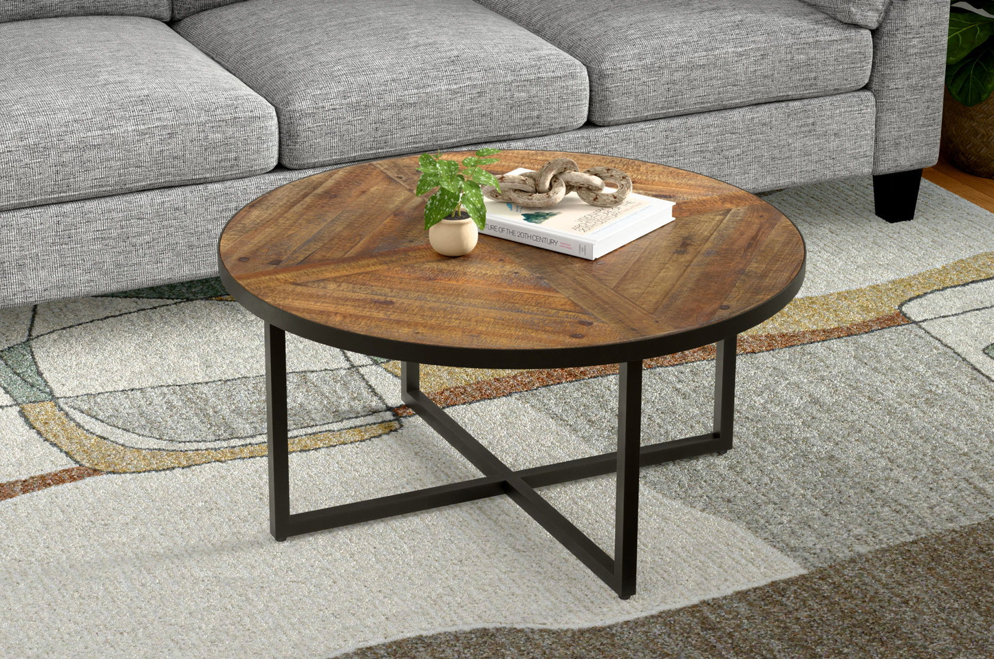 Faro - Round Coffee Table - Brown