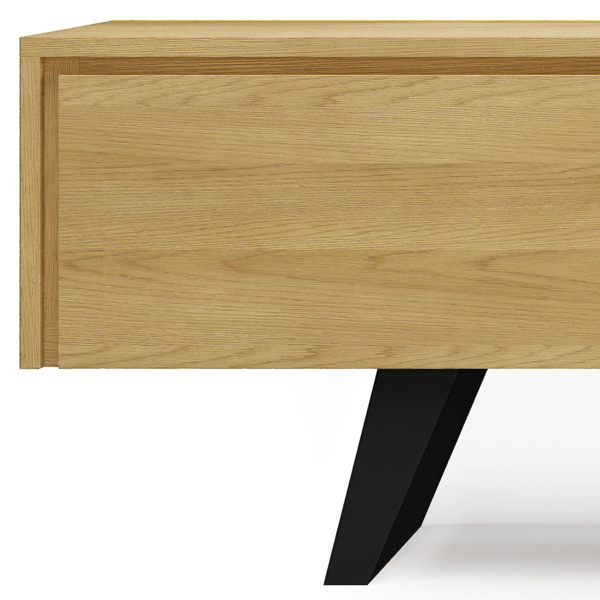 Lowry - Handcrafted TV Media Stand - Oak