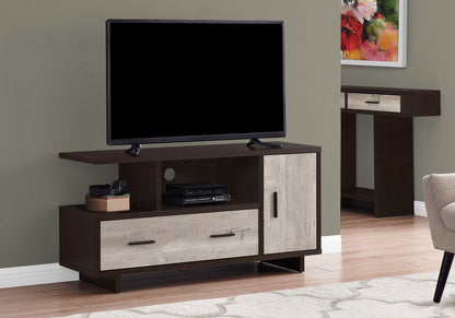 TV Stand, Console, Media Entertainment Center, Storage Cabinet, Drawers, Contemporary & Modern - Espresso