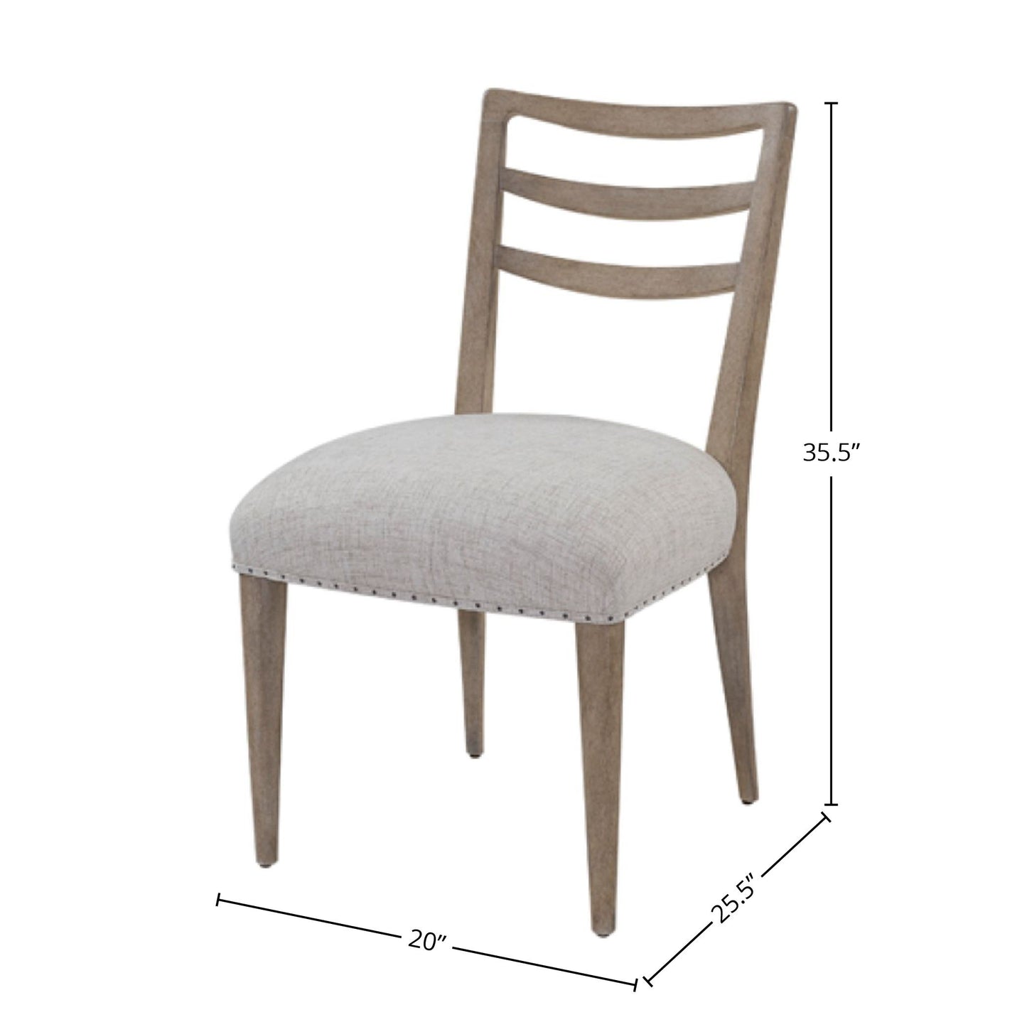 Ladderback Side Dining Chair (Set of 2) - Sand