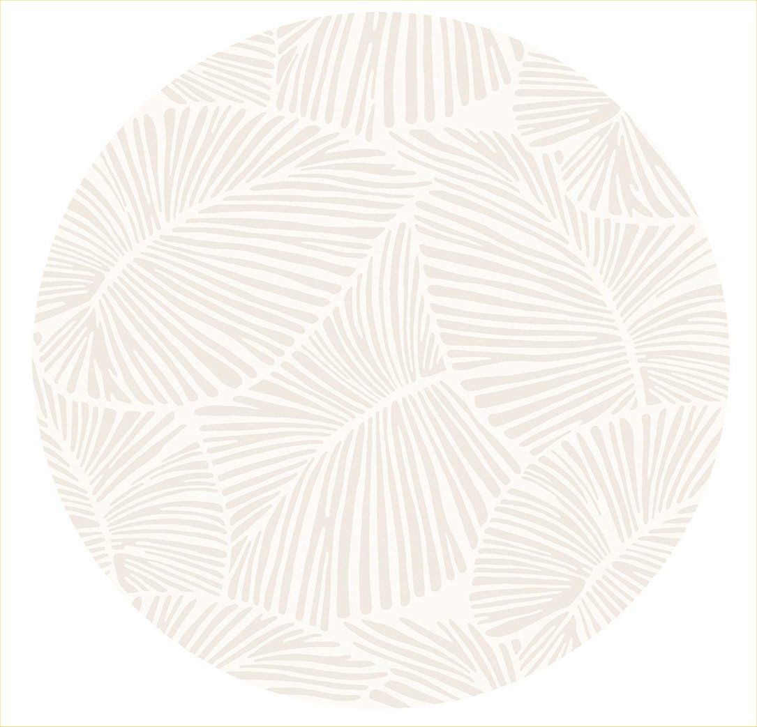 Curve - Round Rug - White