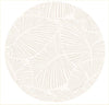 Curve - Round Rug - White