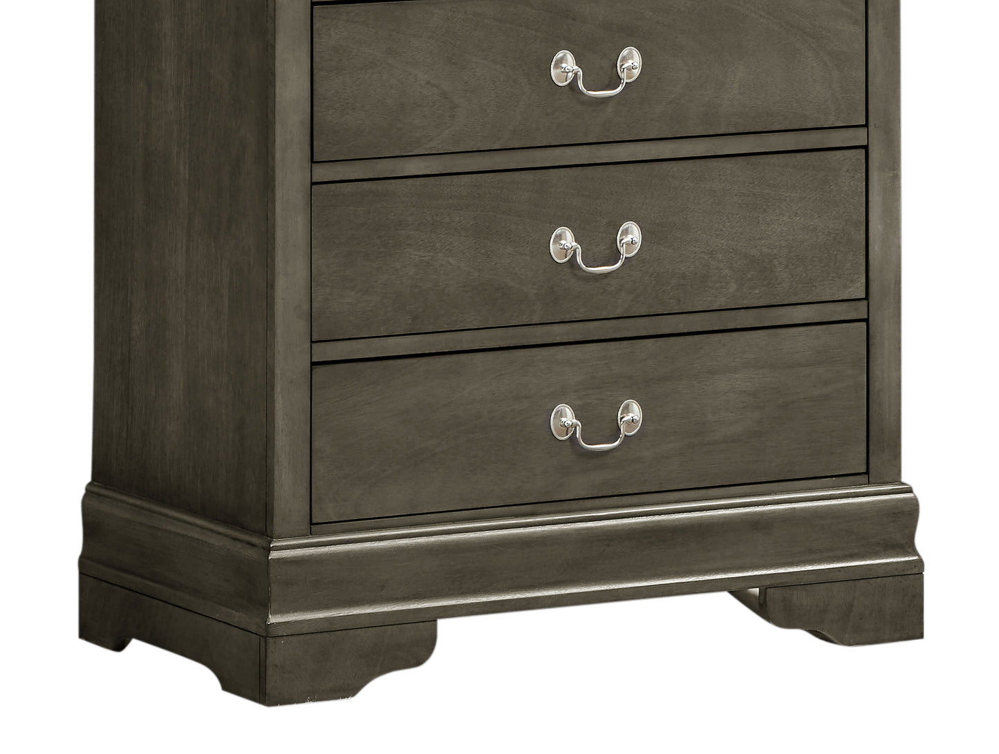 Traditional Style Storage Chest - Gray