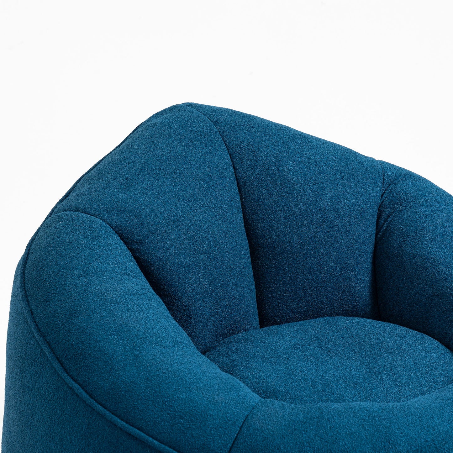 Bedding Bean Bag Sofa Chair High Pressure Foam Bean Bag Chair Adult Material With Padded Foam Padding Compressed Bean Bag With Footrest - Blue