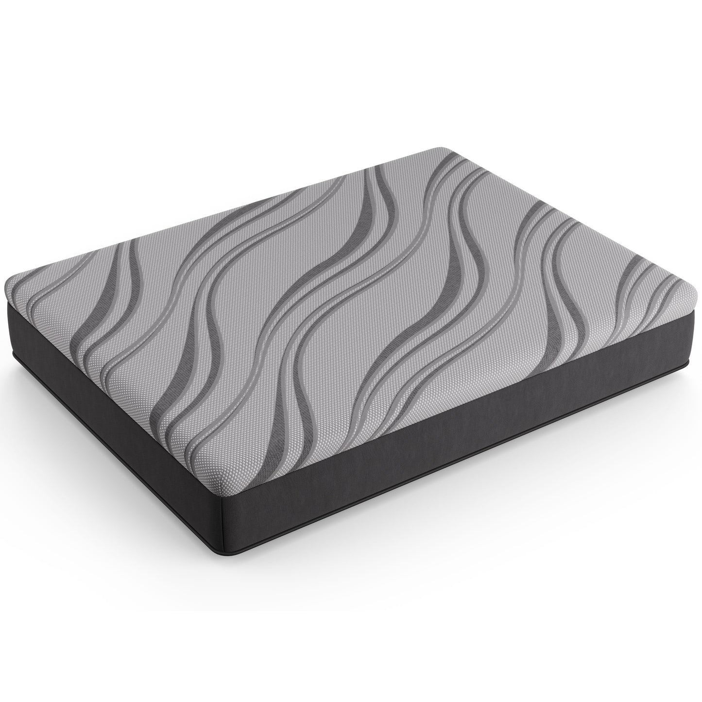 Bib Nl - 12" Cal ifornia King Pro Gel Hybrid Medium - Dark Gray