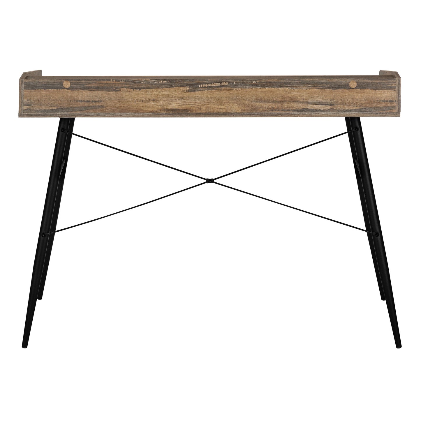 Computer Desk For Home Office, Laptop, Storage Shelves, Versatile Placement - Brown