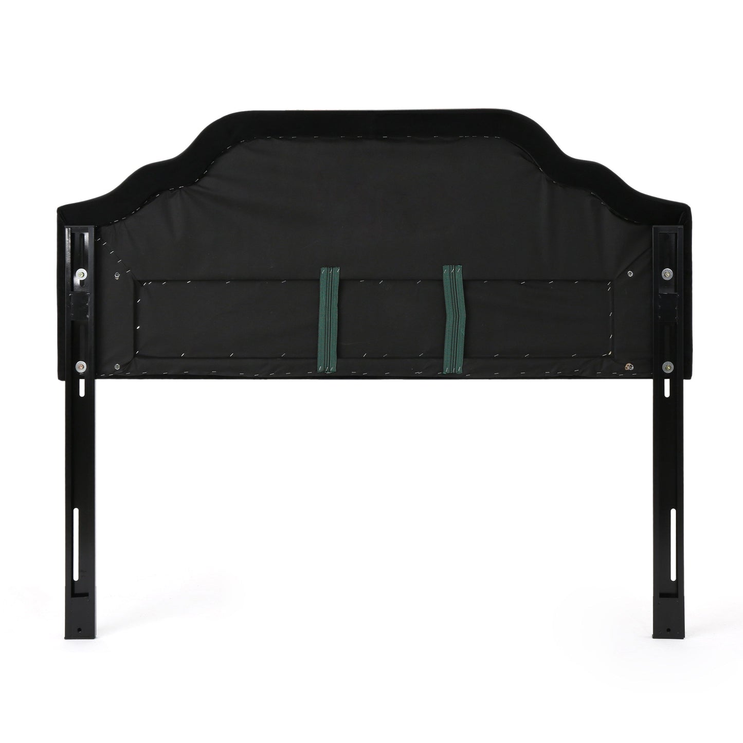 Charismatic - Queen & Full Size Headboard With Button Tufting And Nailhead Trim - Black