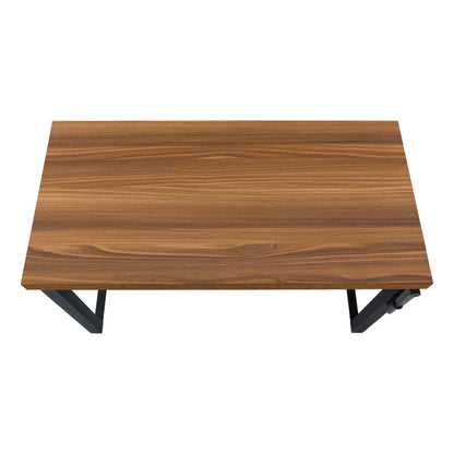 Computer Desk, Home Office, Standing, Adjustable, Laptop, Contemporary & Modern - Walnut