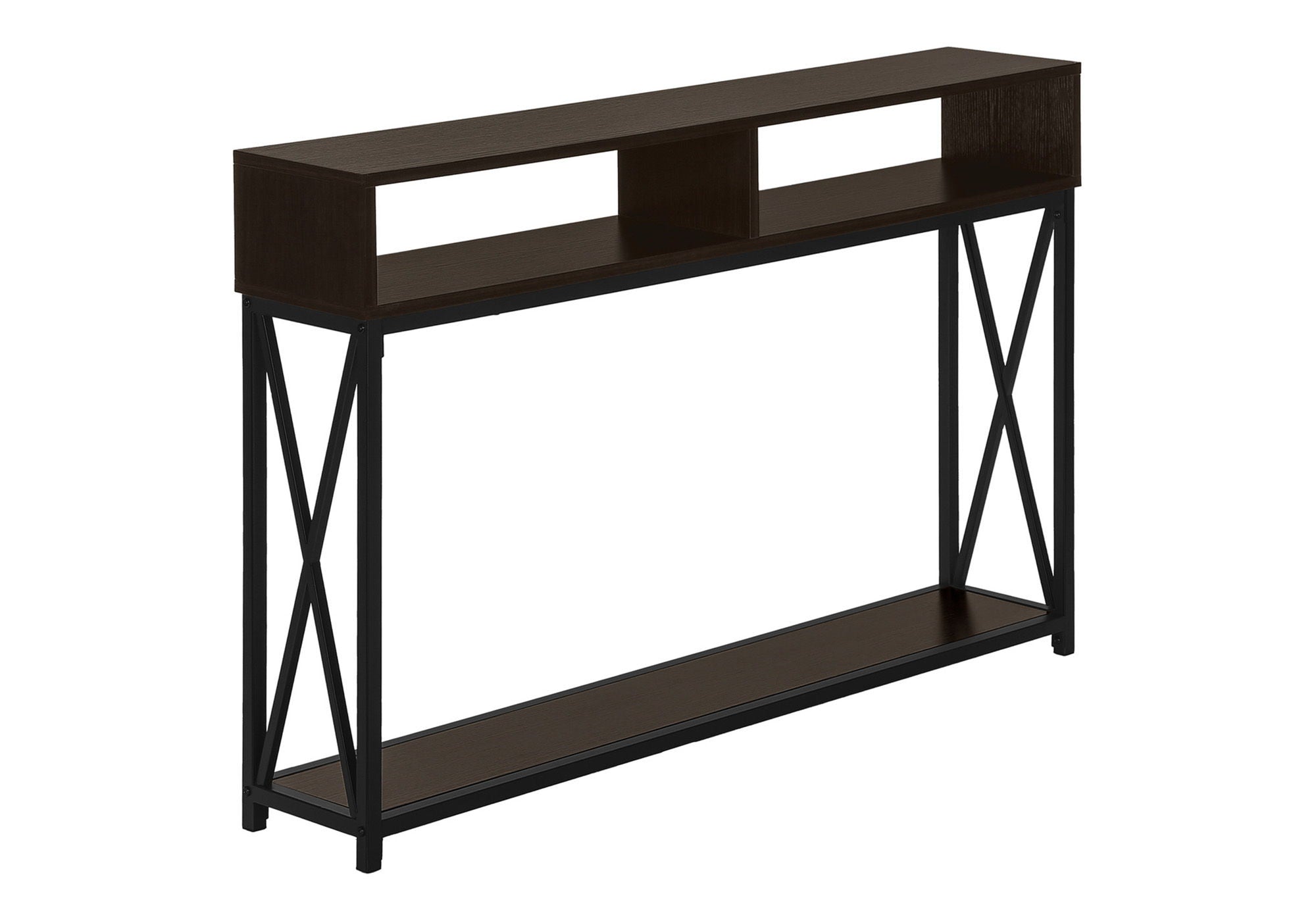 Accent Console Table For Entryway, Modern - Espresso