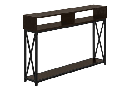 Accent Console Table For Entryway, Modern - Espresso