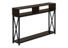 Accent Console Table For Entryway, Modern - Espresso