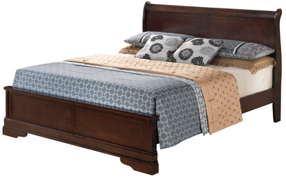 Full Bed Charming Traditional - Cappuccino