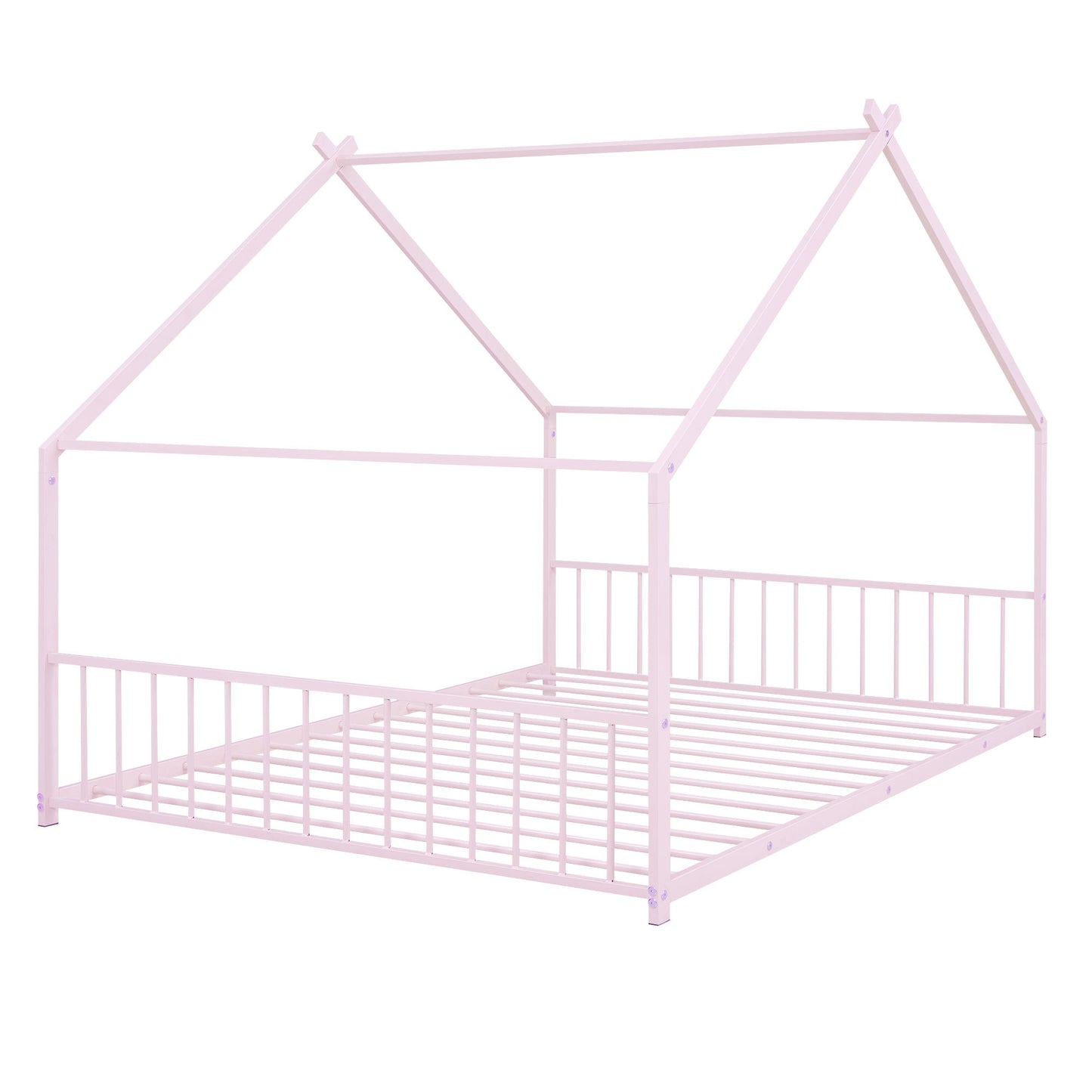 Full Size House Bed - Pink
