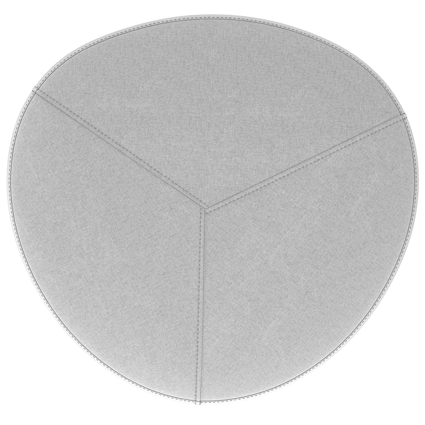 Moore - Large Ottoman - Light Gray
