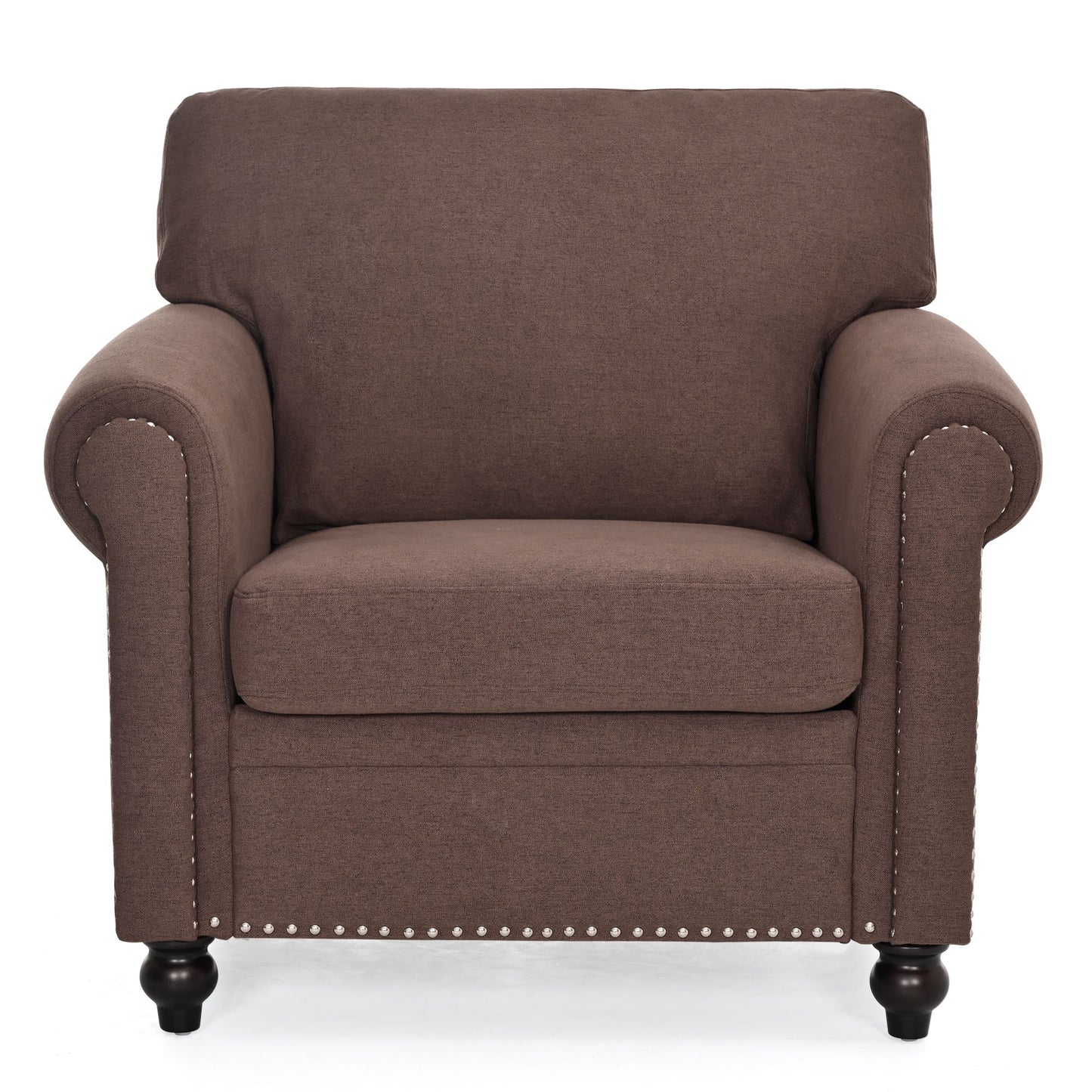 37.4" 1 Seater Sofa - Brown