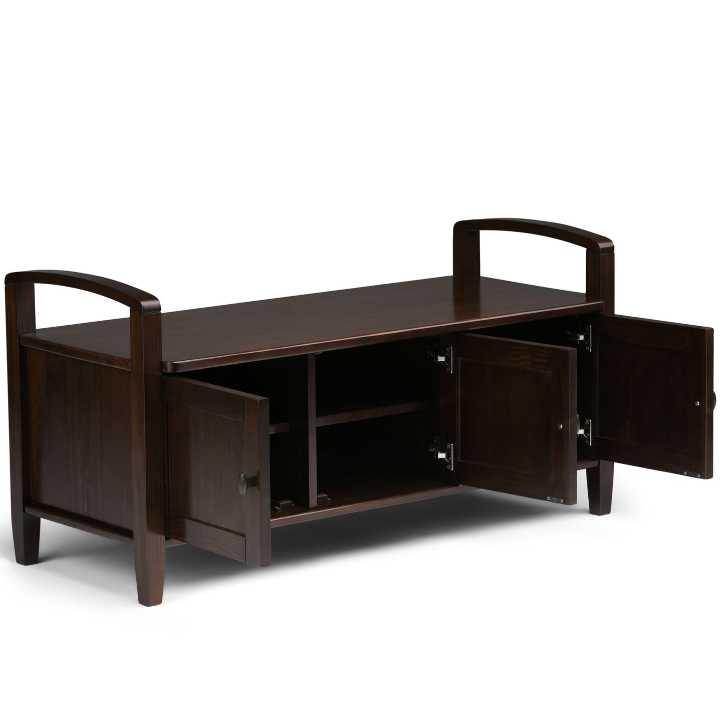 Warm Shaker - Entryway Storage Bench - Tobacco Brown